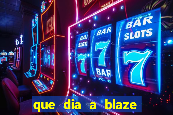 que dia a blaze paga o cashback